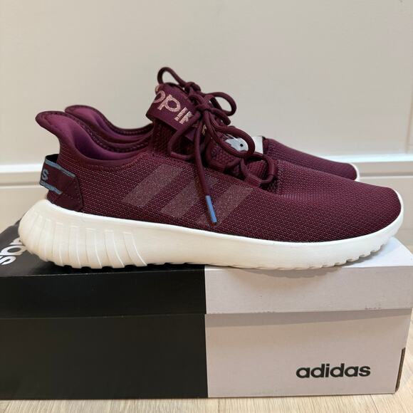 Adidas Kaptir X women’s running shoes 11 Burgundy Wine NEW EF0078 - Picture 4 of 12